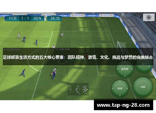 足球部落生活方式的五大核心要素：团队精神、激情、文化、挑战与梦想的完美结合